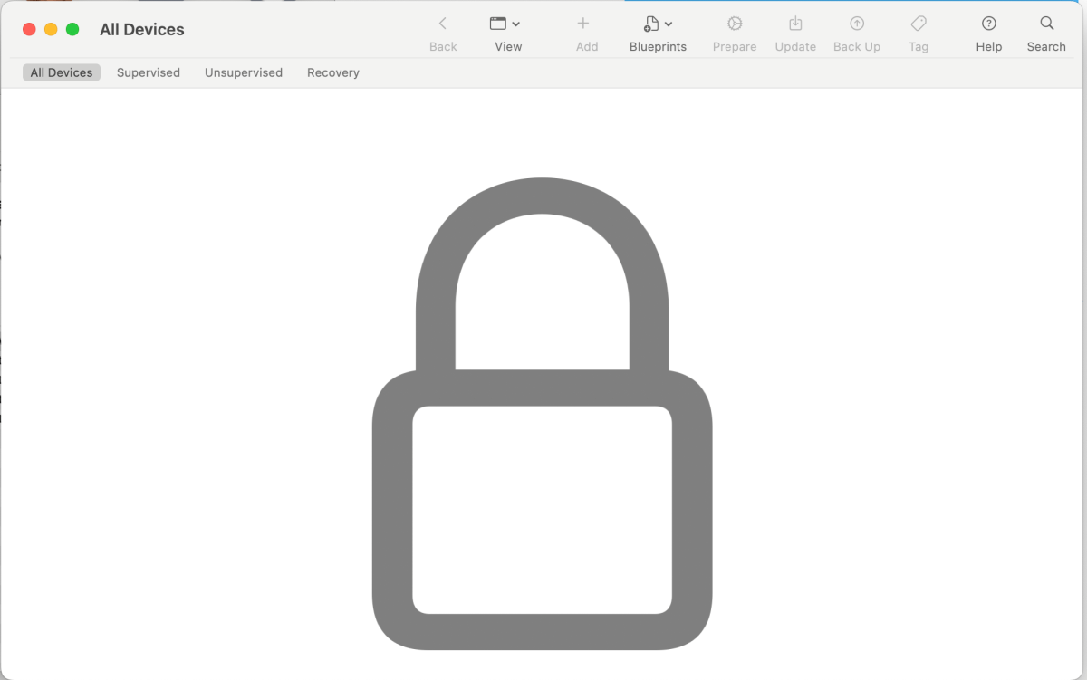 Apple devices allow local configurator connection with enrolment with&nbsp;InTune